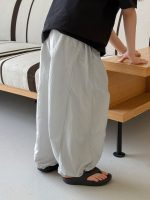【100-160】パンツ 男の子 無地 薄手 シンプル - 画像 (4)