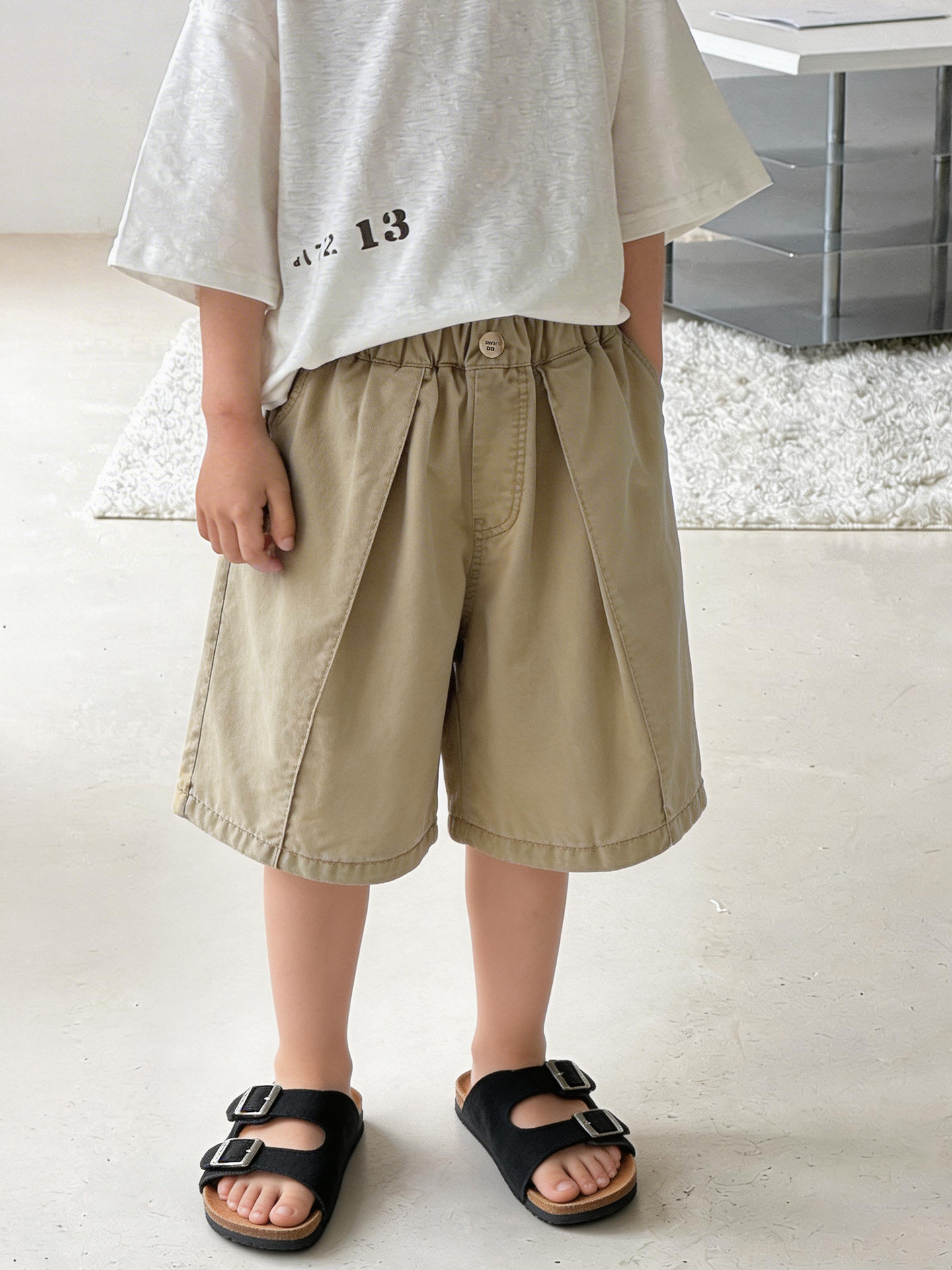 O1CN01M5yToP1IH8WNxXtJG_2215116460867-0-cib.jpg 【90-140】ショートパンツ 男の子 レトロ 韓国風 - 画像 (1)