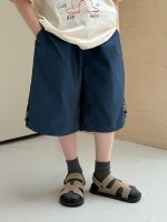 【90-150】ショートパンツ 男の子 シンプル 韓国風 - 画像 (5)