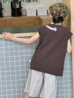【100-160】半袖Tシャツ 男の子 プリント ストリート風 - 画像 (4)