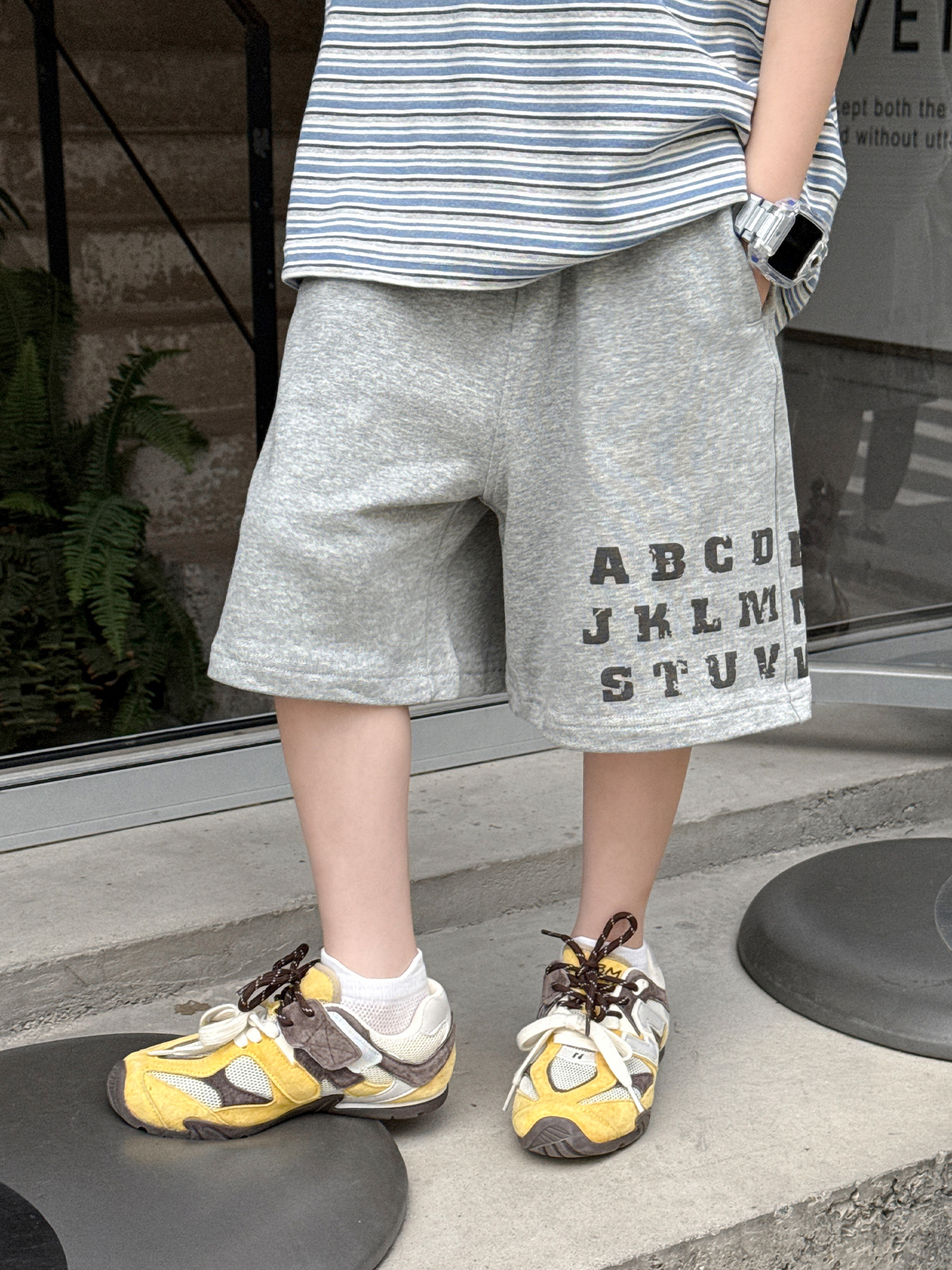 O1CN01P5VPO42GTqT1qLcrG_2201251829017-0-cib.jpg 【100-160】ショートパンツ 男の子 英字 プリント スポーツ - 画像 (1)