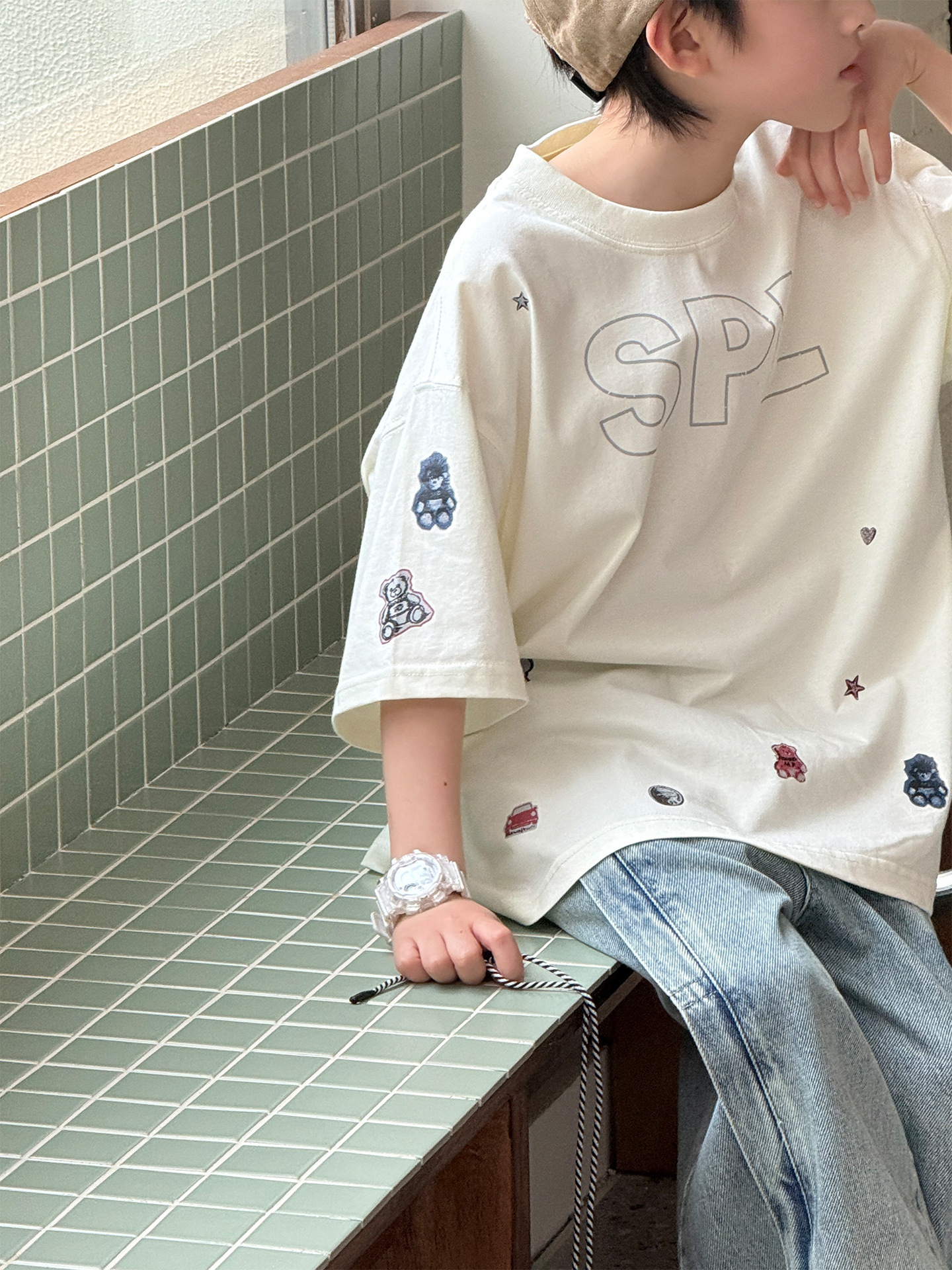 O1CN01Q6PgXT2GTqSJOVrMh_2201251829017-0-cib.jpg 【100-160】半袖Tシャツ 男の子 柔らかい 快適 ファッション - 画像 (1)