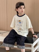 【110-150】半袖Tシャツ 男の子 グラフィティ 合わせやすい