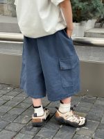 【100-160】七分丈パンツ 男の子 無地 ファッション - 画像 (4)