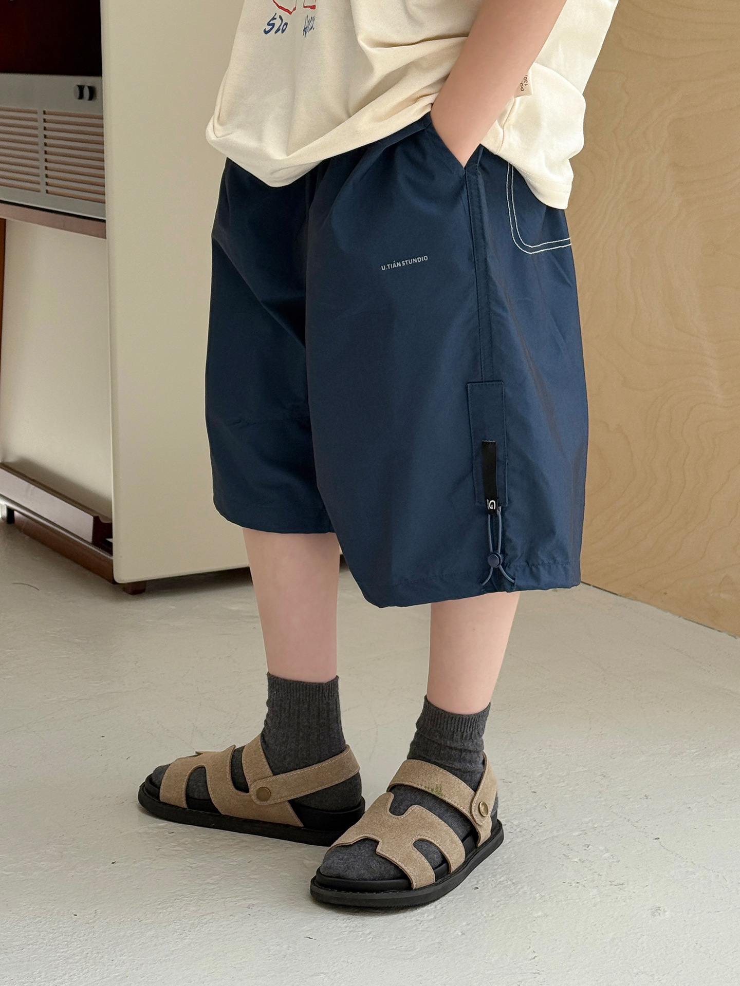 O1CN01RopWe52GTqSUC766e_2201251829017-0-cib.jpg 【90-150】ショートパンツ 男の子 シンプル 韓国風 - 画像 (1)