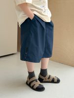 【90-150】ショートパンツ 男の子 シンプル 韓国風 - 画像 (4)
