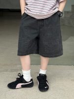 【100-160】パンツ 男の子 ウォッシュド レトロ - 画像 (3)