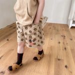 【80-130】ショートパンツ 女の子 フラワー 韓国風 - 画像 (5)