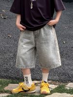【90-150】ショートパンツ 男の子 切り替え ファッション - 画像 (4)