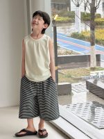 【90-160】ベスト 男の子 無地 トレンド 合わせやすい - 画像 (4)