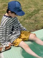 【100-160】長袖Tシャツ 男の子 ボーダー柄 カートゥーン - 画像 (6)