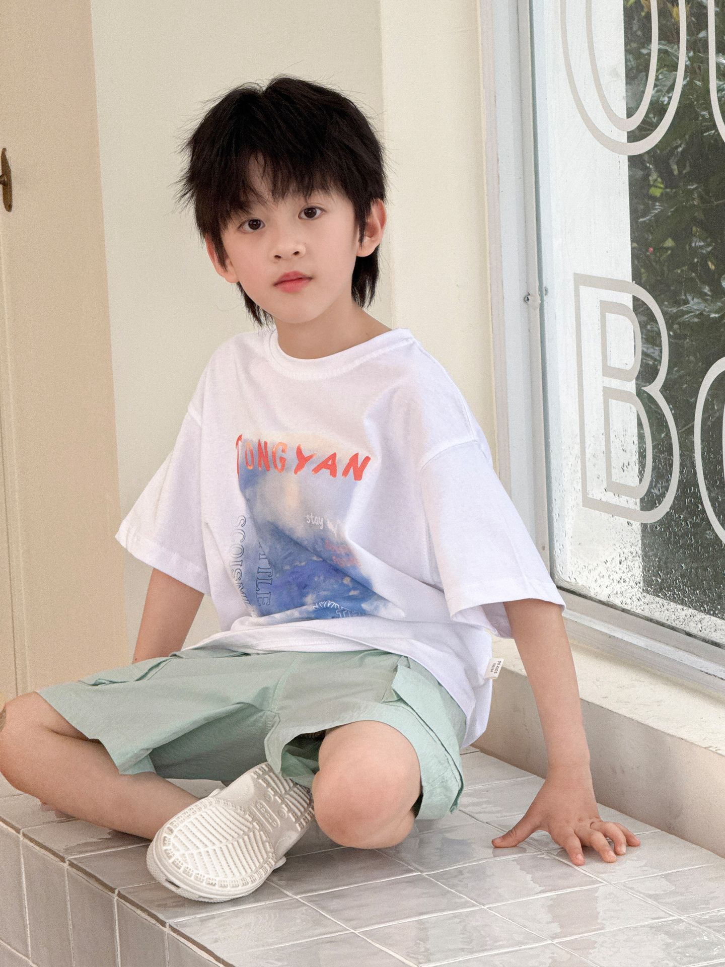 O1CN01ZUwFfL2GTqSSbtyJv_2201251829017-0-cib.jpg 【90-160】半袖Tシャツ 男の子 プリント 合わせやすい - 画像 (1)
