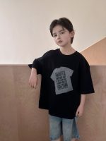 【90-160】Tシャツ プリント ファッション 半袖 ラウンドネック - 画像 (4)