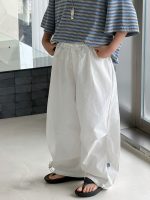 【90-160】パンツ 男の子 ゆったり シンプル - 画像 (3)