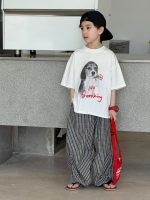 【90-160】半袖Tシャツ 男の子 イヌ プリント 通気性拔群 - 画像 (6)