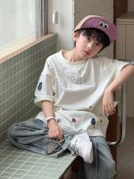 【100-160】半袖Tシャツ 男の子 柔らかい 快適 ファッション - 画像 (4)