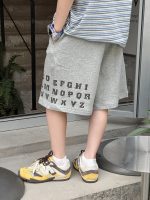 【100-160】ショートパンツ 男の子 英字 プリント スポーツ - 画像 (3)