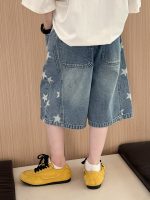 【100-160】ショートパンツ 男の子 星 ウォッシュド - 画像 (5)