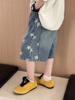 【100-160】ショートパンツ 男の子 星 ウォッシュド - 画像 (6)
