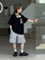 【90-160】半袖Tシャツ 男の子 パンダ プリント ゆったり - 画像 (5)