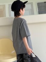 【90-160】半袖Tシャツ 男の子 プリント 英字 カジュアル - 画像 (4)