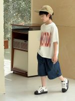 【90-160】半袖Tシャツ 男の子 トレンド ゆったり - 画像 (5)