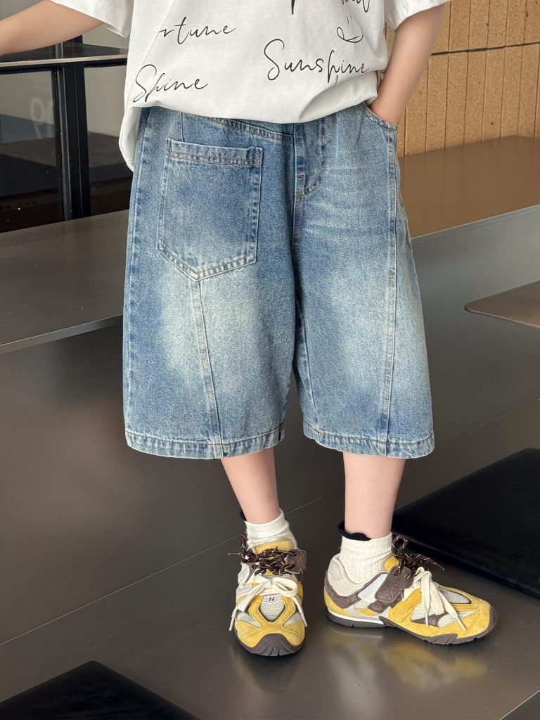 【100-160cm】五分丈パンツ 男の子 カジュアル 履きやすい