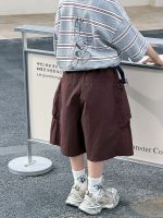 【90-160】ショートパンツ 男の子 速乾 ゆったり - 画像 (3)