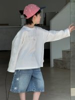 【90-150】長袖Tシャツ 男の子 無地 シンプル ゆったり - 画像 (5)