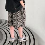【100-160】ショートパンツ 男の子 レオパード トレンド - 画像 (4)