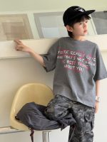 【90-160】半袖Tシャツ 男の子 プリント 英字 カジュアル - 画像 (3)