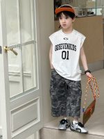 【100-160】半袖Tシャツ 男の子 英字 プリント ノースリープ - 画像 (6)