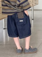 【100-160】ショートパンツ 男の子 ポケット付き レトロ - 画像 (5)