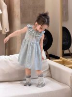 【90-150】ワンピース 女の子 ドット柄 ノースリープ おしゃれ - 画像 (4)