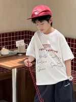 【90-160】半袖Ｔシャツ 男の子 プリント 英字 トレンド - 画像 (3)