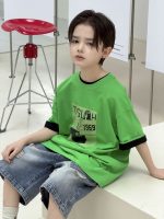 【100-170】ショートパンツ 切り替え ファッション カジュアル デニム 男の子 - 画像 (6)