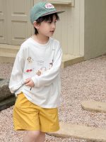 【100-160】長袖Tシャツ 男の子 グラフィティ かわいい - 画像 (6)