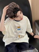 【110-150】半袖Tシャツ 男の子 グラフィティ 合わせやすい - 画像 (4)