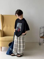 【100-170】ズボン チェック柄 韓国風 ゆったり 薄手 カジュアル 男の子 - 画像 (5)