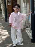 【100-160】Tシャツ アルファベット プリント 夏新作 ゆったり 男の子 - 画像 (5)