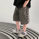 【100-160】ショートパンツ 男の子 レオパード トレンド - 画像 (3)