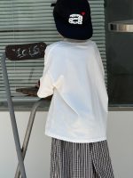 【90-160】半袖Tシャツ 男の子 イヌ プリント 通気性拔群 - 画像 (5)