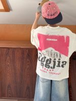 【100-160】半袖Tシャツ 男の子 英字 快適 ファッション - 画像 (6)