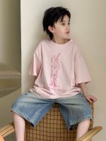 【100-160】半袖Tシャツ 男の子 プリント ゆったり - 画像 (5)