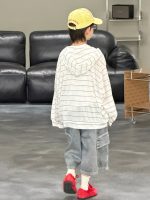 【90-160】アウター+ベスト 男の子 2点セット ボーダー柄 - 画像 (5)