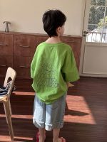 【100-170】Tシャツ プリント ファッション カジュアル ゆったり 半袖 男の子 - 画像 (6)