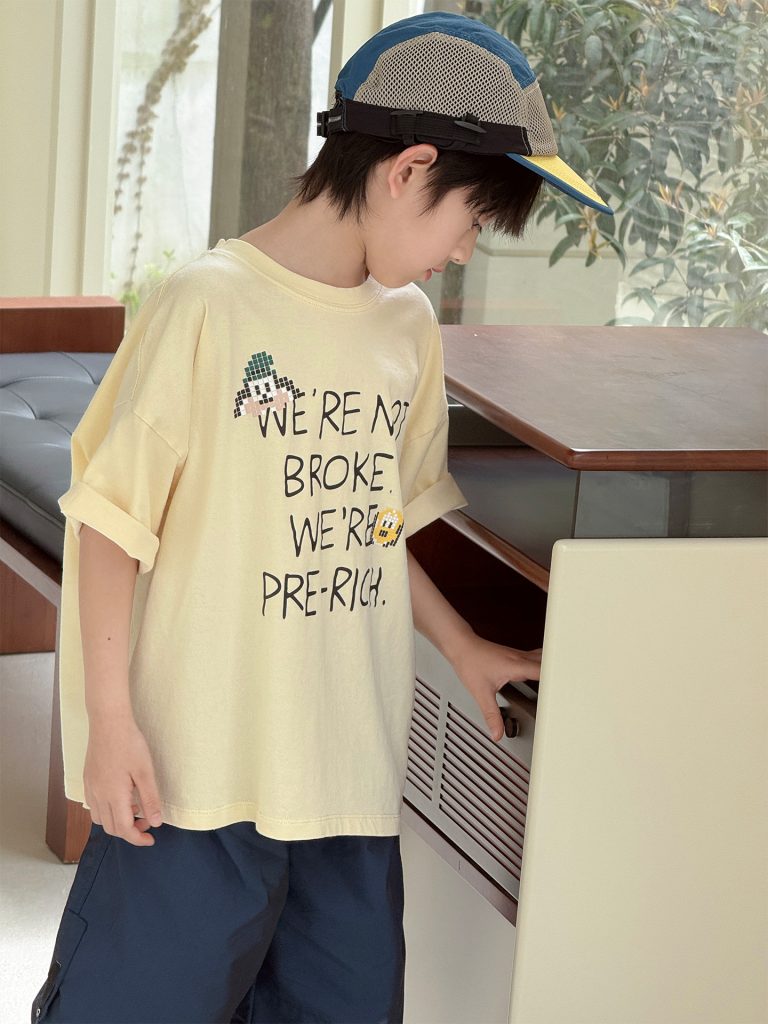 【100-160cm】半袖Tシャツ 男の子 カジュアル ゆったり