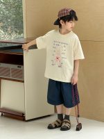 【90-160】半袖Tシャツ 男の子 英字 カジュアル - 画像 (5)