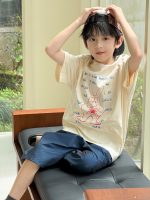 【90-160】半袖Tシャツ 男の子 英字 カジュアル - 画像 (4)