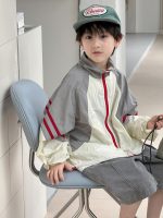 【100-160】アウター 男の子 切り替え UVカット - 画像 (2)